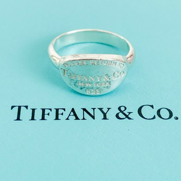 Tiffany & Co. Jewelry - Tiffany & Co. | Return to Tiffany Signet Ring Sz 5